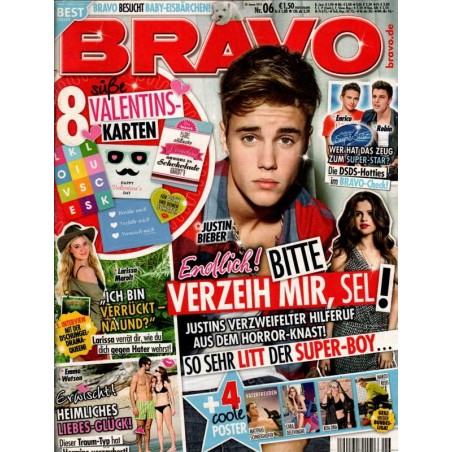 BRAVO Nr.6 / 29 Januar 2014 - Justin Bieber