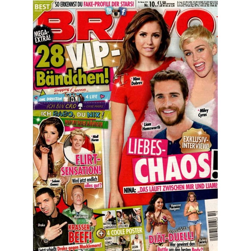 BRAVO Nr.10 / 26 Februar 2014 - Liebes-Chaos!