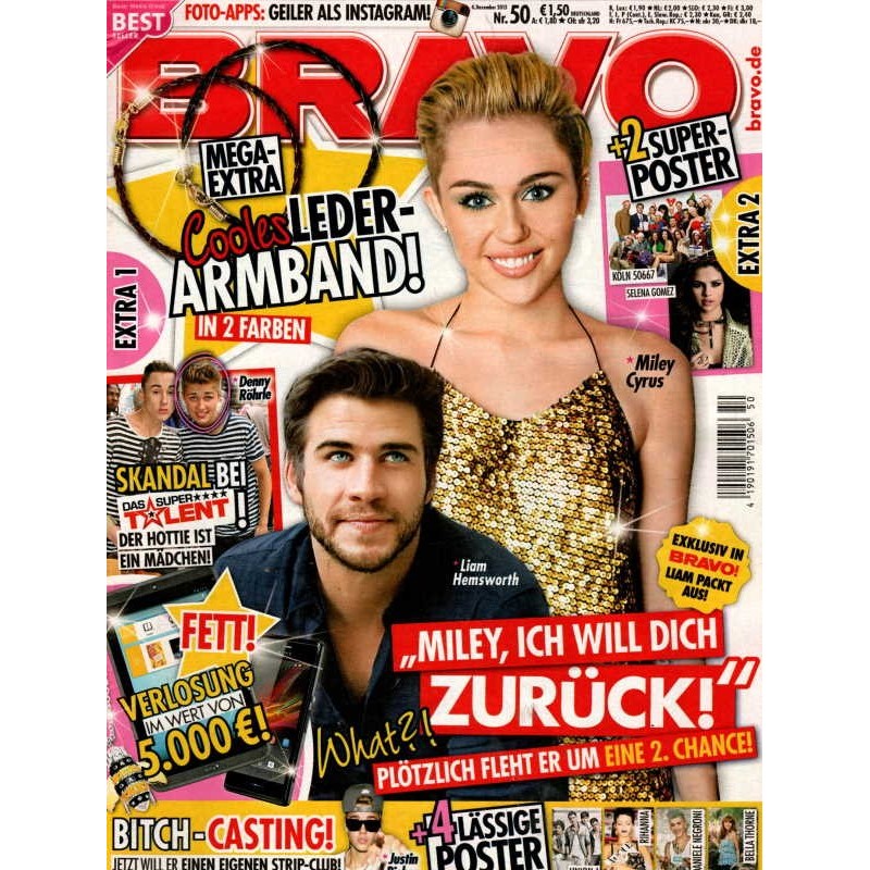 BRAVO Nr.50 / 4 Dezember 2013 - Miley ich will dich zurück!