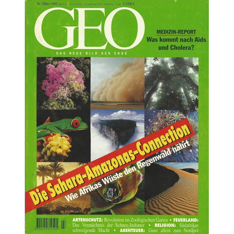 Geo Nr. 3 / März 1995 - Die Sahara Amazonas Connection