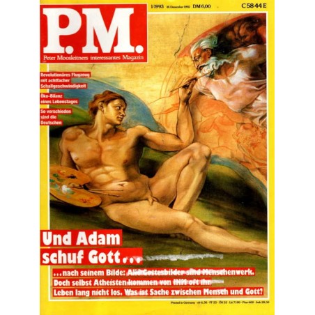 P.M. Ausgabe Januar 1/1993 - Und Adam schuf Gott...