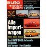 auto motor & sport Heft 6 / 14 März 1970 - Alle Importwagen