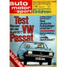 auto motor & sport Heft 16 / 4 August 1973 - Test VW Passat