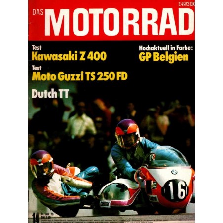 Das Motorrad Nr.14 / 14 Juli 1976 - Haller auf Krauser BMW