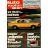 auto motor & sport Heft 23 / 7 November 1970 - Opel Manta