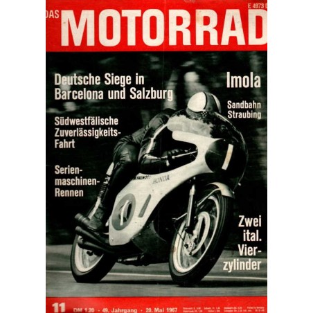 Das Motorrad Nr.11 / 20 Mai 1967 - Deutsche Siege...
