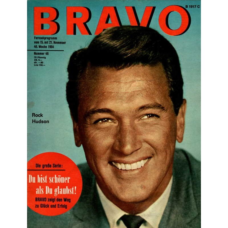 BRAVO Nr.46 / 10 November 1964 - Rock Hudson