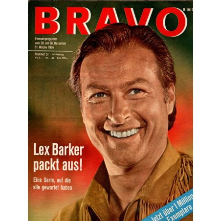 BRAVO Nr.51 / 15 Dezember 1964 - Lex Barker