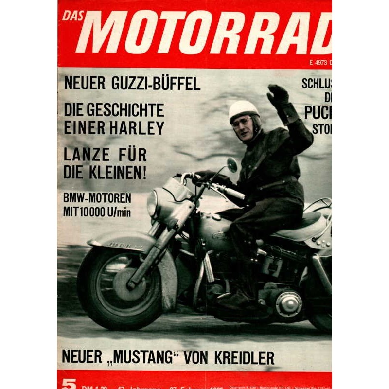 Das Motorrad Nr.5 / 27 Februar 1965 - Die Geschichte einer Harley