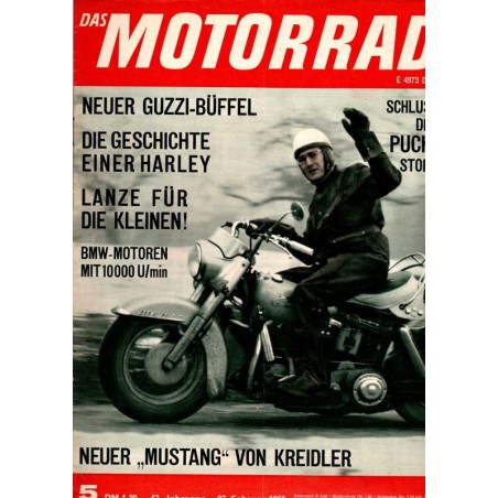 Das Motorrad Nr.5 / 27 Februar 1965 - Die Geschichte einer Harley