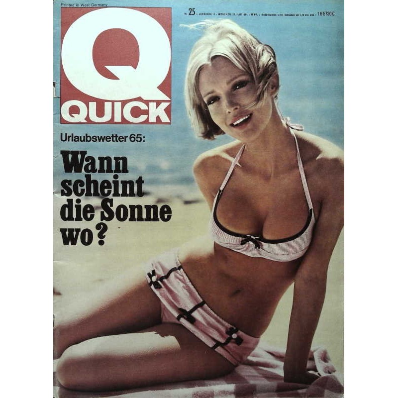 Quick Heft Nr.25 / 20 Juni 1965 - Charlotte March