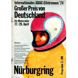 Grosser Preis von Deutschland für Motorräder 27/28 April 1974