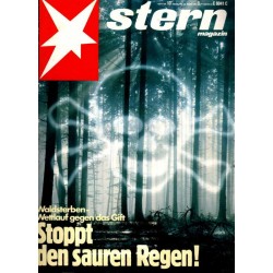 stern Heft Nr.13 / 24 März 1983 - Waldsterben