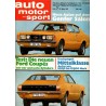 auto motor & sport Heft 7 / 27 März 1971 - Ford Coupes