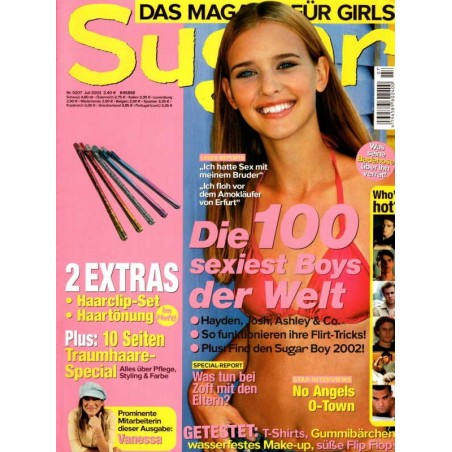 Sugar Nr.0207 Juli / 2002 - Die 100 sexiest Boys der Welt