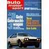 auto motor & sport Heft 11 / 22 Mai 1971 - Iso Lele