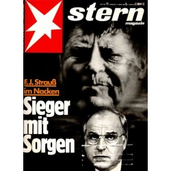 stern Heft Nr.11 / 10 März 1983 - F. J. Strauß im Nacken