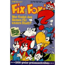 Fix und Foxi 27 Jahrg. Band 41 / 1979 - Name der Stadt