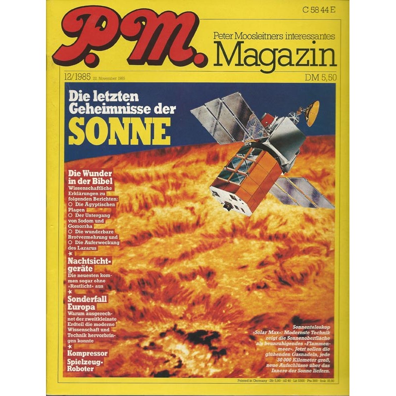 P.M. Ausgabe Dezember 12/1985 - Die letzten Geheimnisse der Sonne