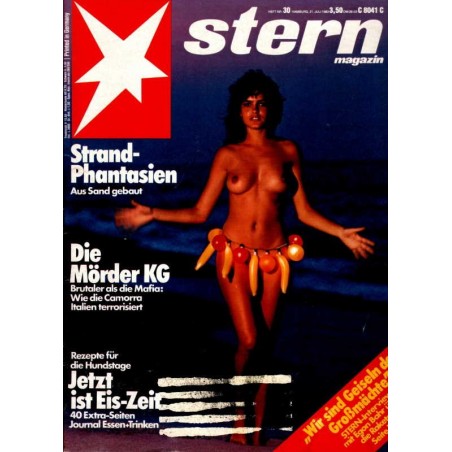 stern Heft Nr.30 / 21 Juli 1983 - Strand Phantasien