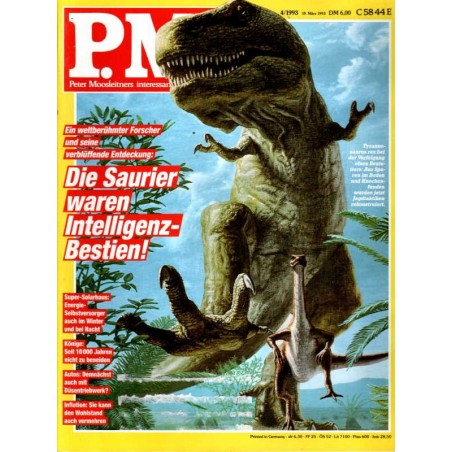 P.M. Ausgabe März 4/1993 - Die Saurier