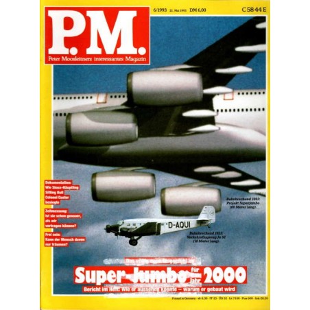 P.M. Ausgabe Juni 6/1993 - Super Jumbo