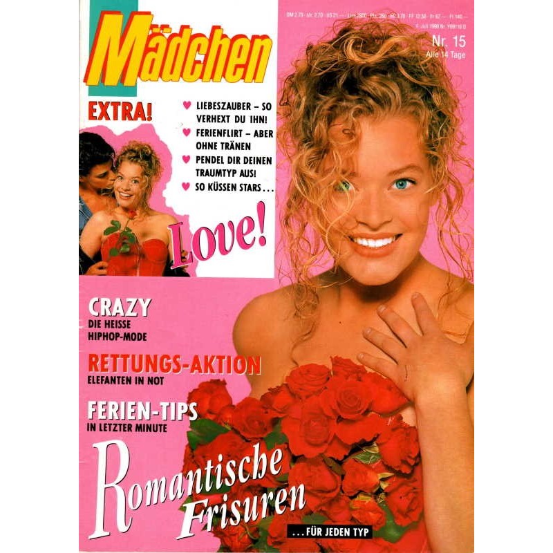Mädchen Nr.15 / 4 Juli 1990 - Love!
