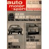 auto motor & sport Heft 10 / 15 Mai 1965 - Opel & Renault