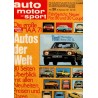 auto motor & sport Heft 20 / 25 September 1971 - Autos der Welt