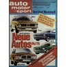 auto motor & sport Heft 13 / 22 Juni 1974 - Neue Autos