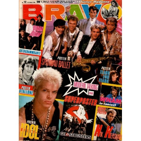 BRAVO Nr.10 / 28 Februar 1985 - Spandau Ballet