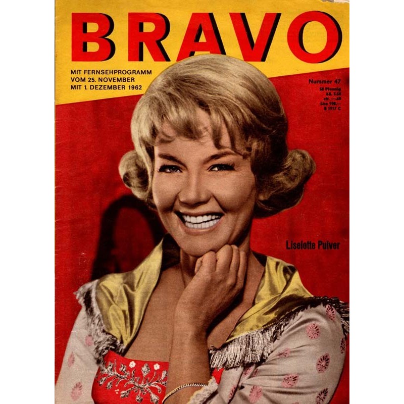 BRAVO Nr.47 / 20 November 1962 - Liselotte Pulver