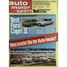 auto motor & sport Heft 9 / 27 April 1974 - Ford Capri GT & Ghia