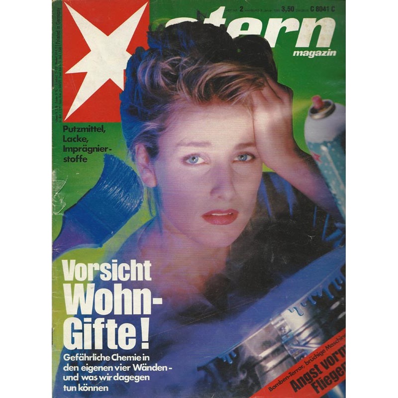 stern Heft Nr.2 / 5 Januar 1989 - Vorsicht Wohngifte!