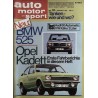 auto motor & sport Heft 18 / 1 Sep. 1973 - BMW 525 & Opel Kadett