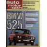 auto motor & sport Heft 23 / 10 November 1973 - BMW 525