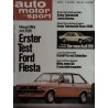 auto motor & sport Heft 14 / 7 Juli 1976 - Ford Fiesta
