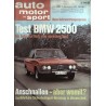 auto motor & sport Heft 26 / 21 Dezember 1968 - BMW 2500