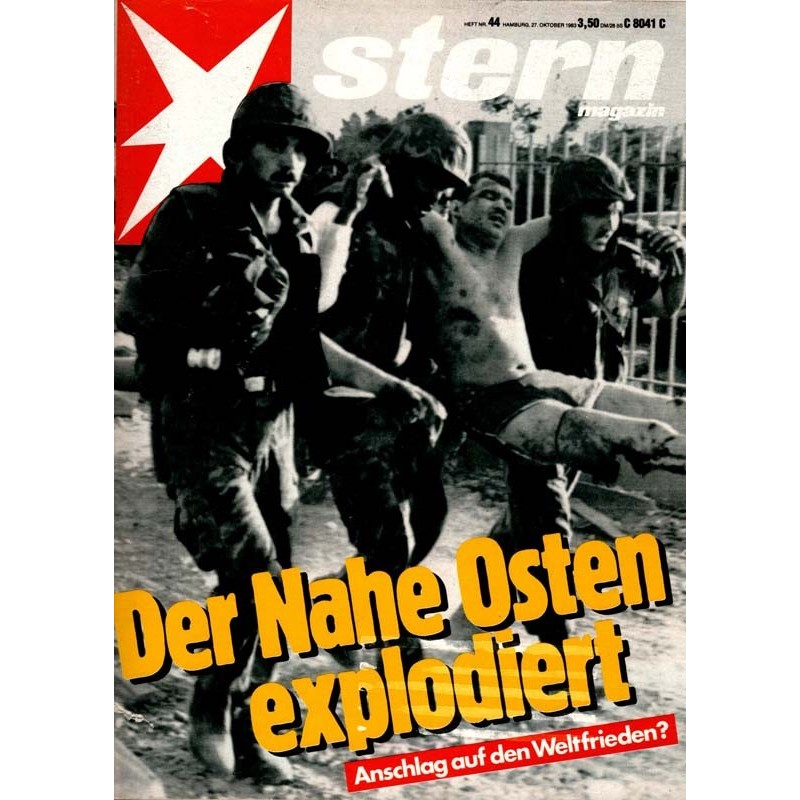 stern Heft Nr.44 / 27 Oktober 1983 - Der Nahe Osten explodiert