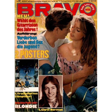 BRAVO Nr.32 / 28 Juli 1977 - Verliebtes junges Pärchen