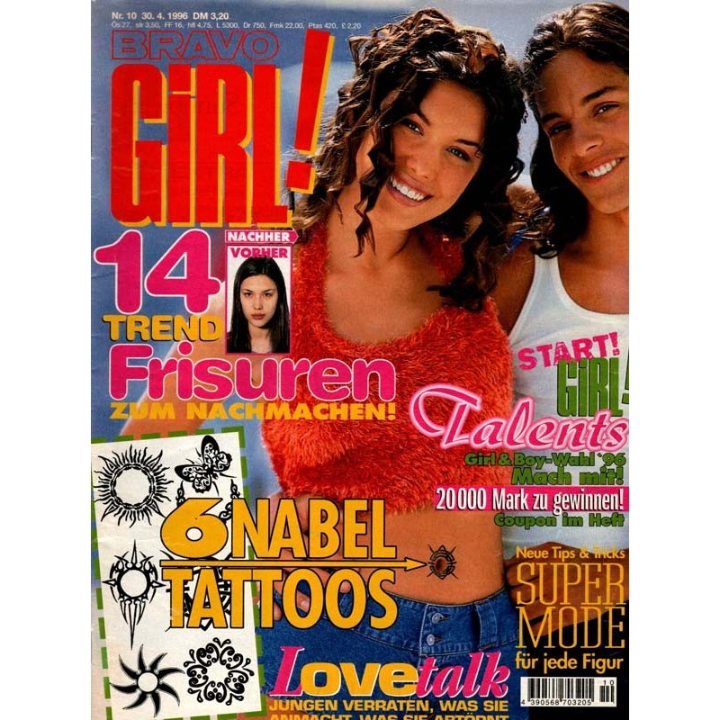 Bravo Girl Nr.10 / 30 April 1996 - 14 Trend Frisuren