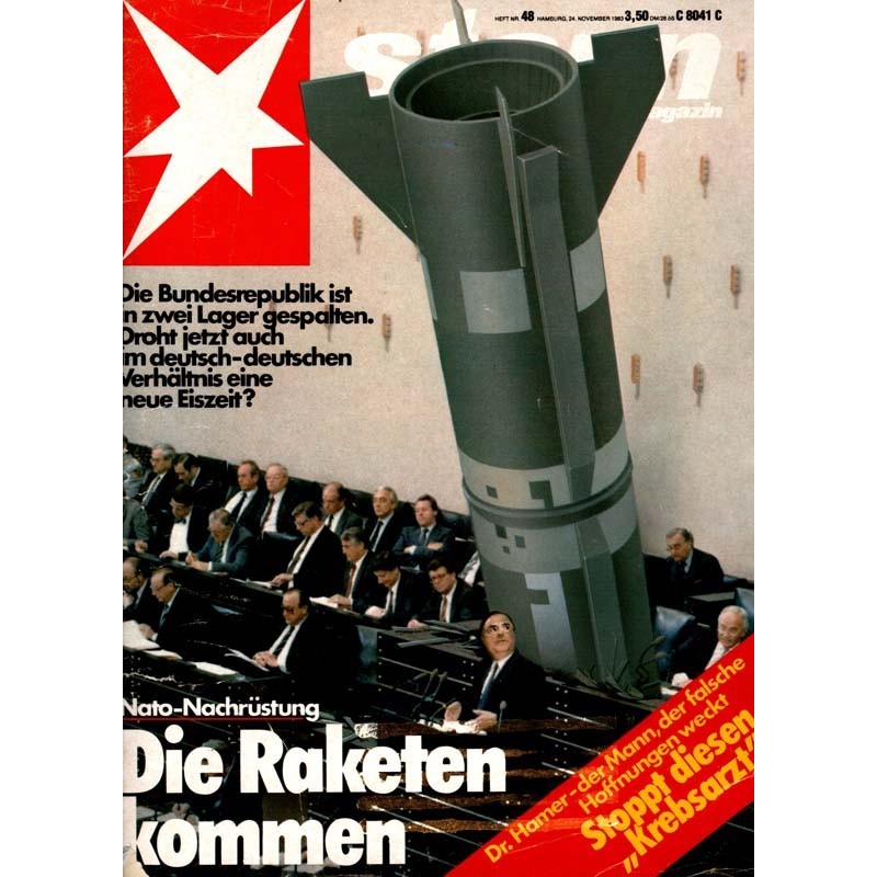stern Heft Nr.48 / 24 November 1983 - Die Raketen kommen