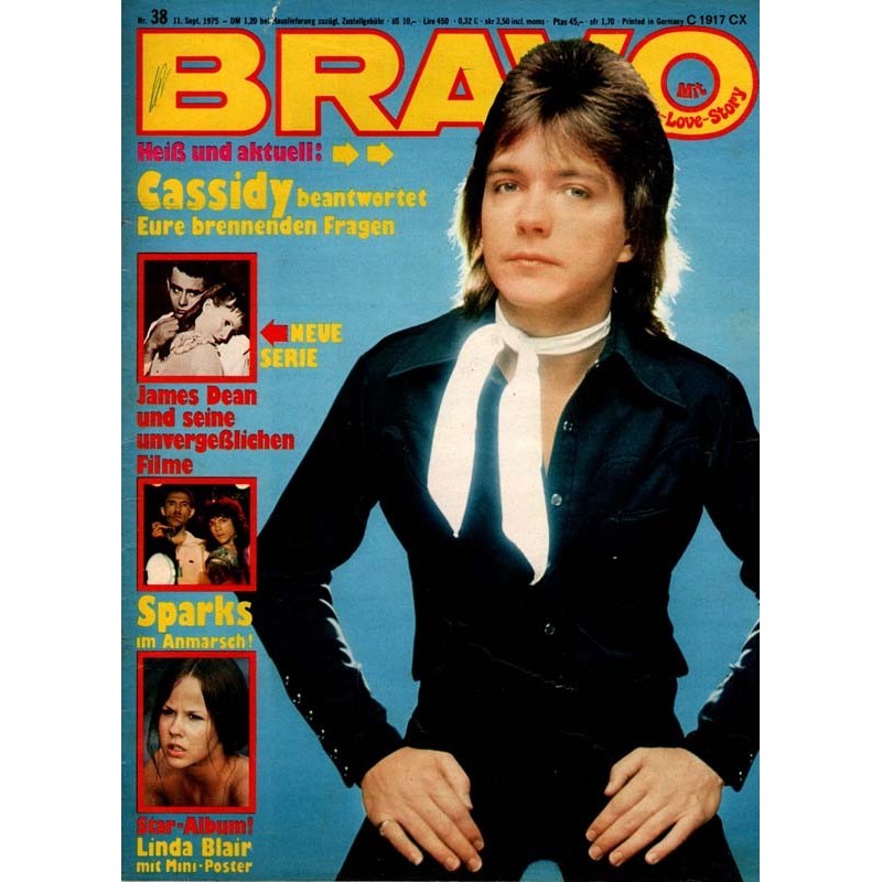 BRAVO Nr.38 / 11 September 1975 - David Cassidy