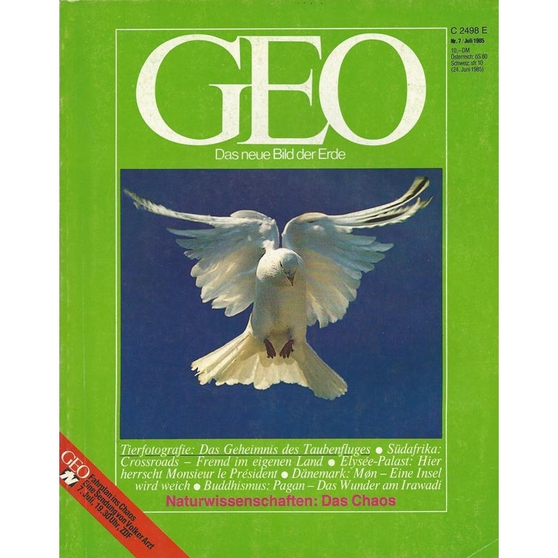Geo Nr. 7 / Juli 1985 - Naturwissenschaften, das Chaos