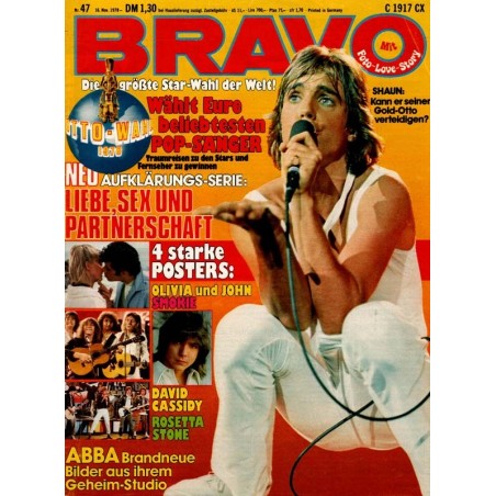 BRAVO Nr.47 / 16 November 1978 - Shaun Cassidy