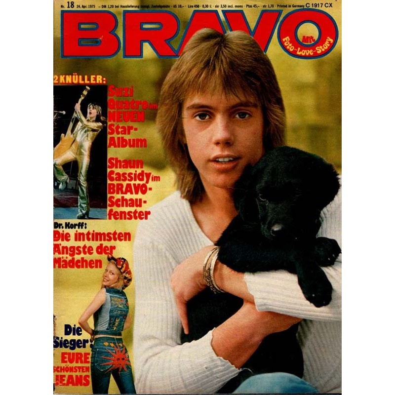 BRAVO Nr.18 / 24 April 1975 - Shaun Cassidy