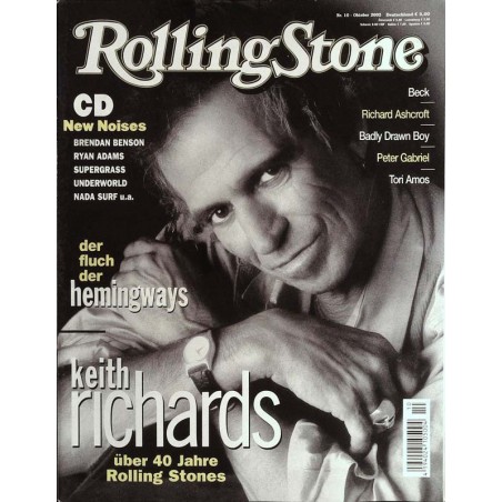 Rolling Stone Nr.10 / Oktober 2002 & CD Vol. 55 - Keith Richards