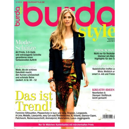 burda Moden 8/August 2014 - Das ist Trend!