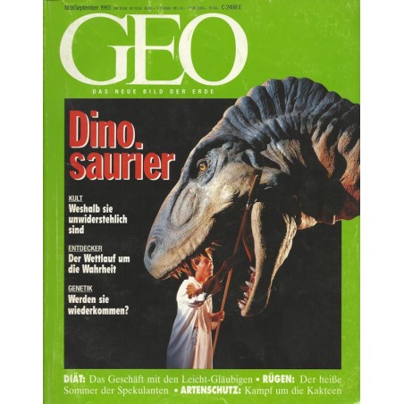 Geo Nr. 9 / September 1993 - Dinosaurier