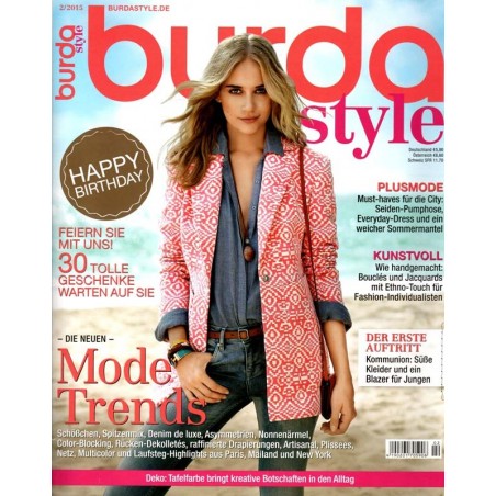 burda Moden 2/Februar 2015 - Die neuen Mode Trends